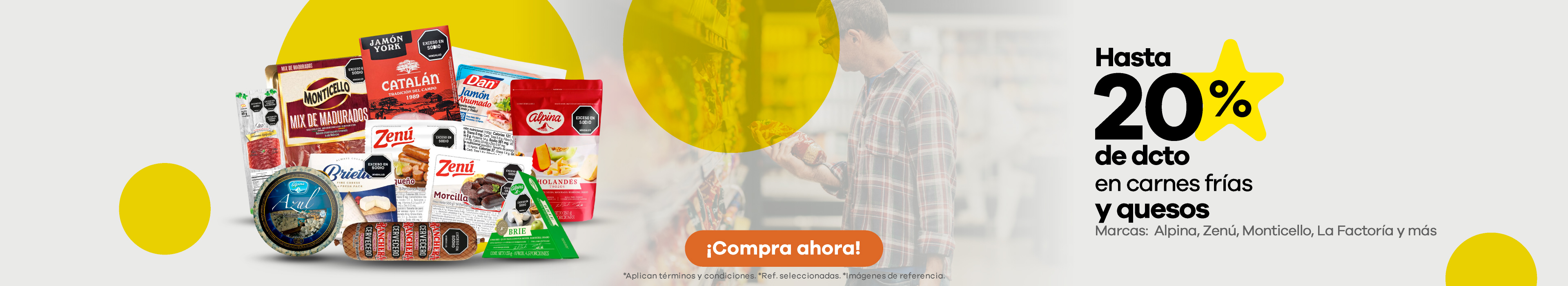 Quesos y carnes frías