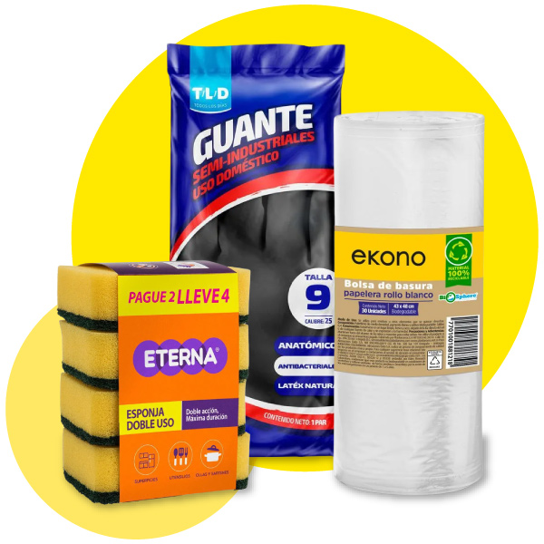 Implementos para la limpieza