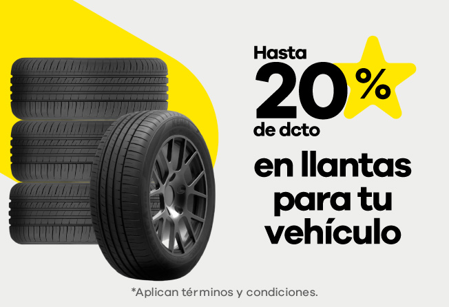 Llantas para tu vehículo