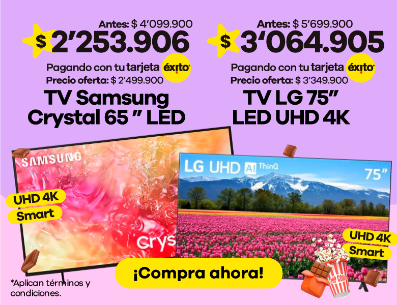 TV Samsung y LG