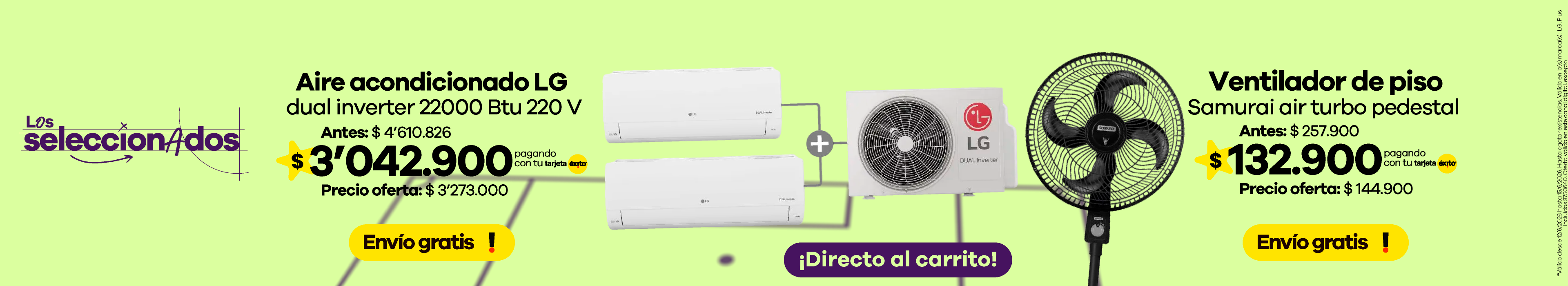 Aires y ventiladores Aires y ventiladores