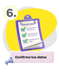 Confirmación de datos