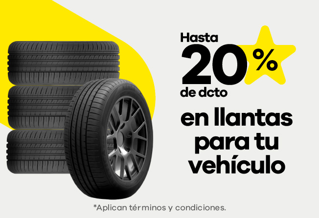 Llantas para tu vehículo