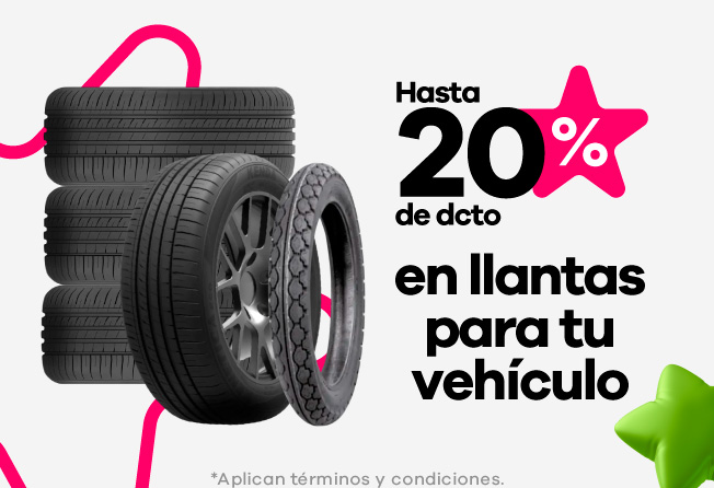 Llantas para tu vehículo