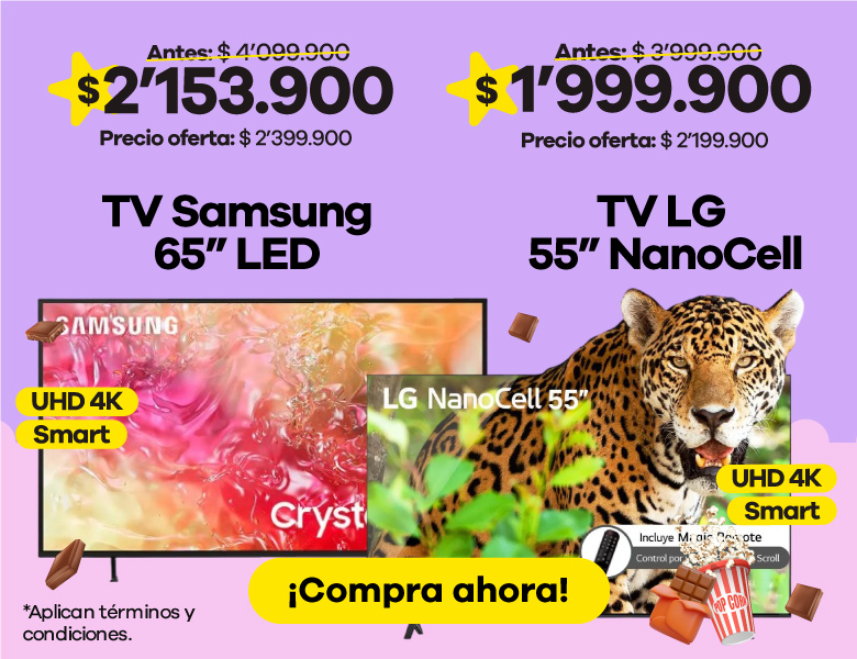 TV Samsung y LG