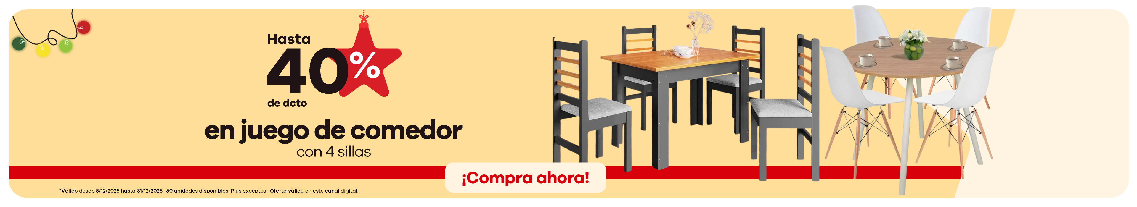 Juego de comedor