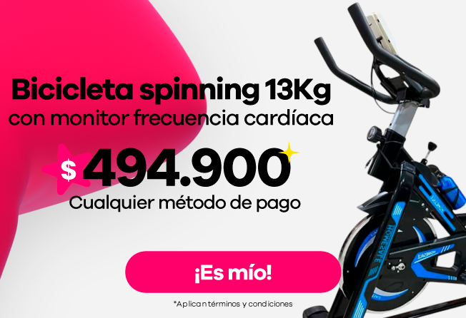 Bicicleta Spinning Con Monitor Frecuencia