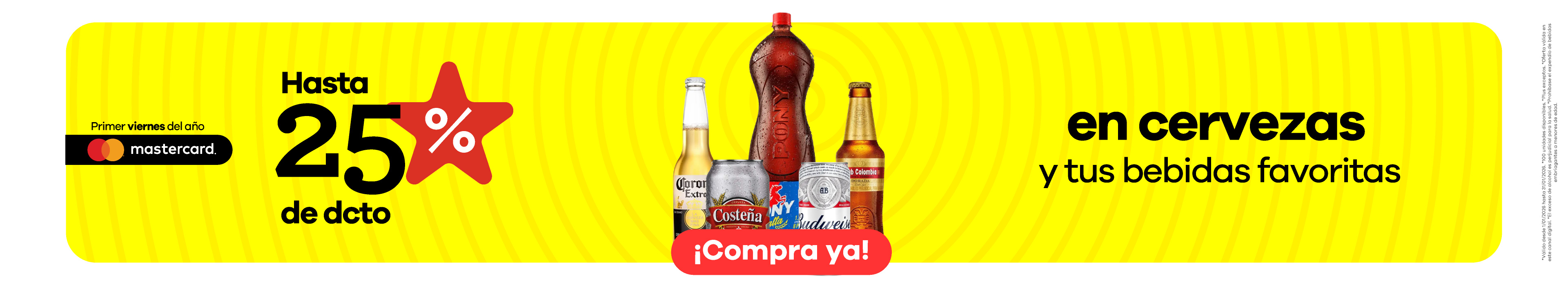 Cervezas y bebidas 