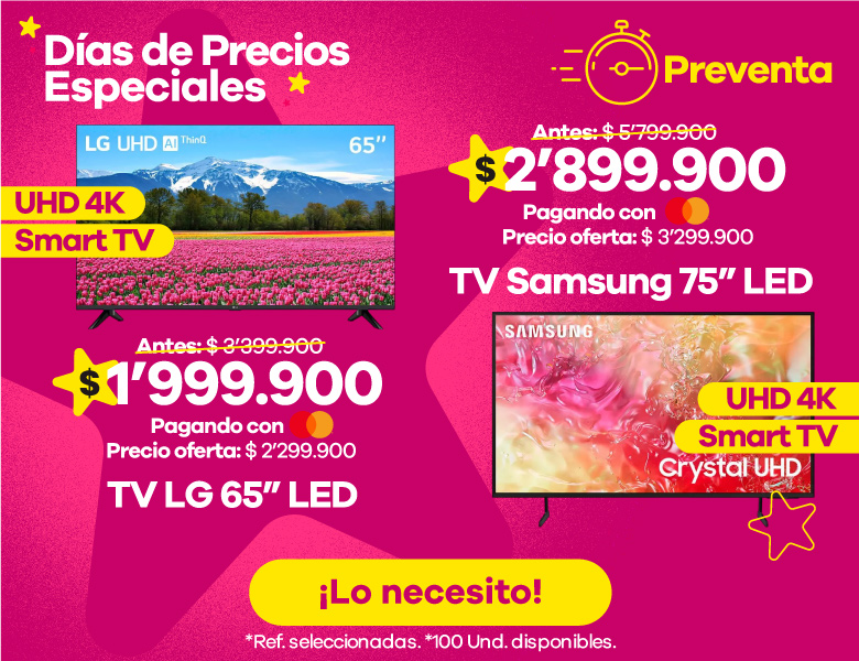 TV Samsung y LG