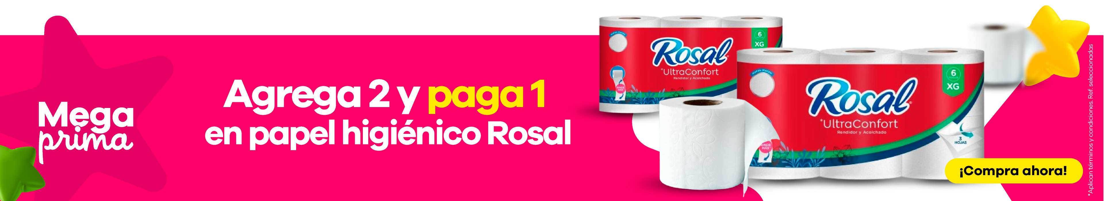 Papel higienico Rosal