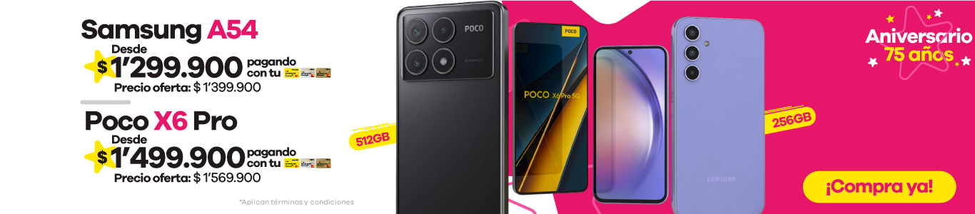 Poco X6 Pro y Samsung Galaxy A54