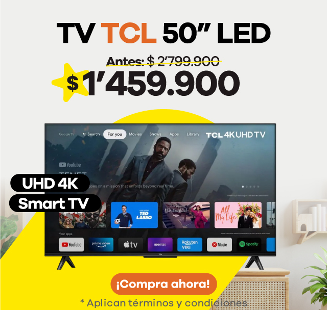 TV TCL 50" LED