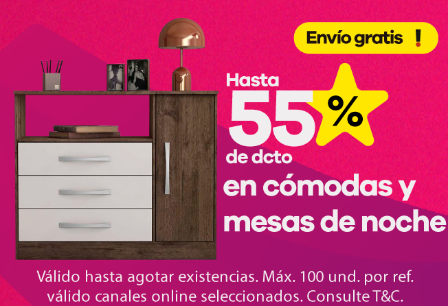 Cómodas y Mesas de Noche