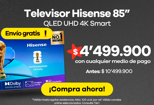 TV Hisense 85”