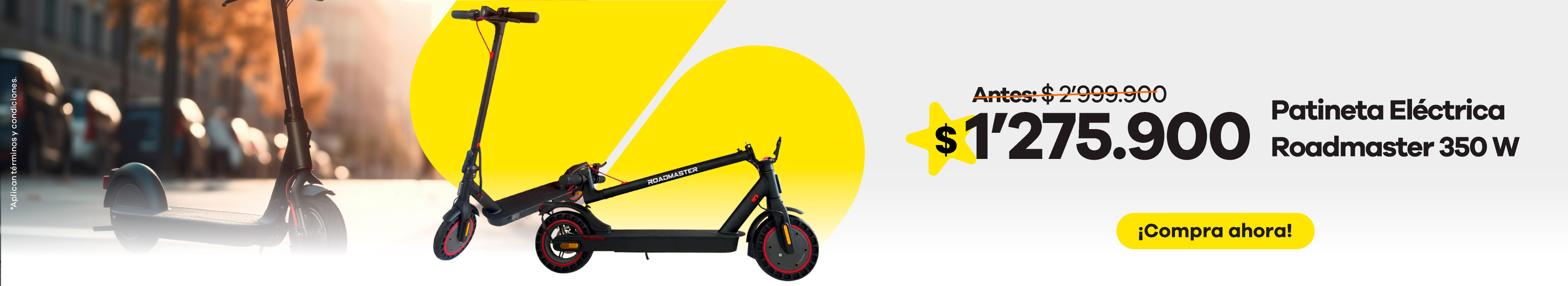 Patineta eléctrica Roadmaster