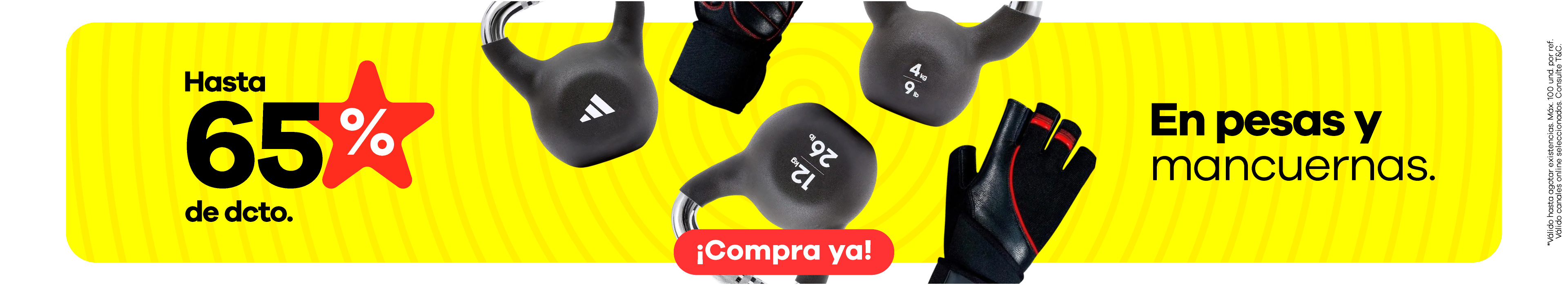 Pesas y mancuernas Pesas y mancuernas