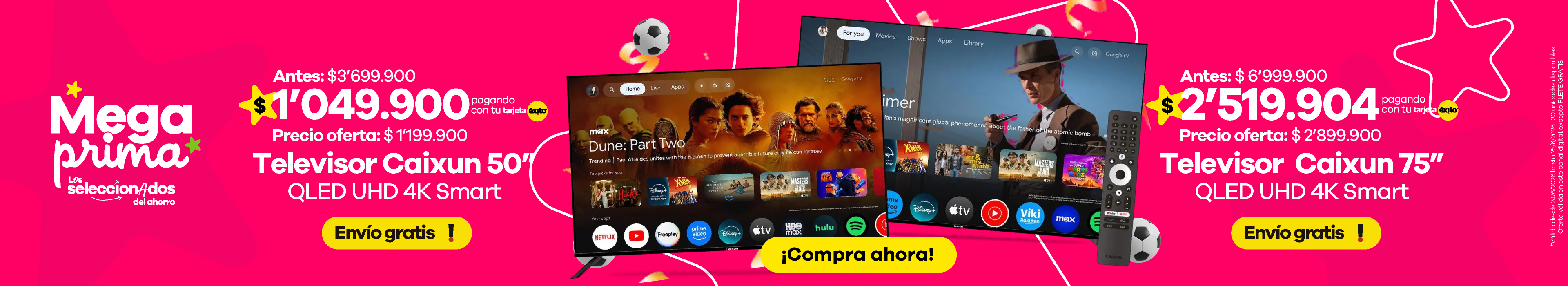 Televisores Caixun