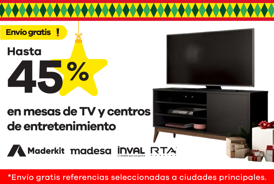 Mesas de TV y centros de entretenimiento