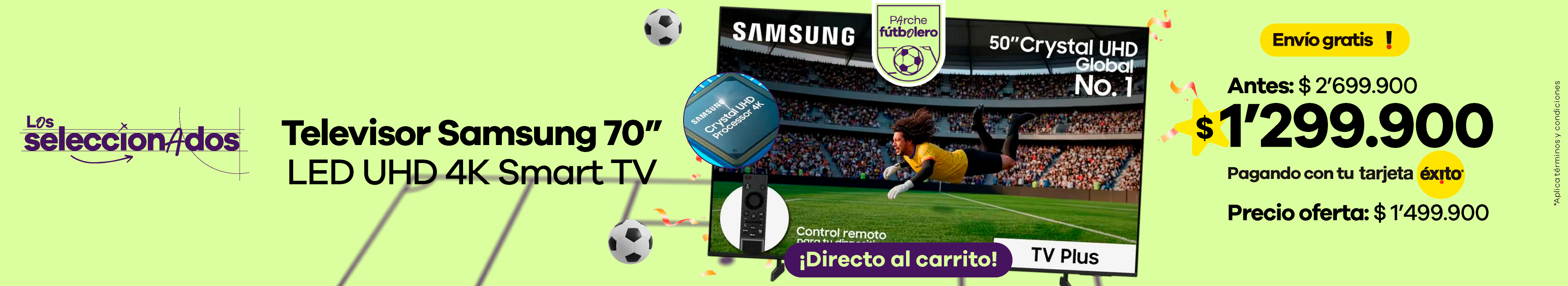 TV Samsung 70"